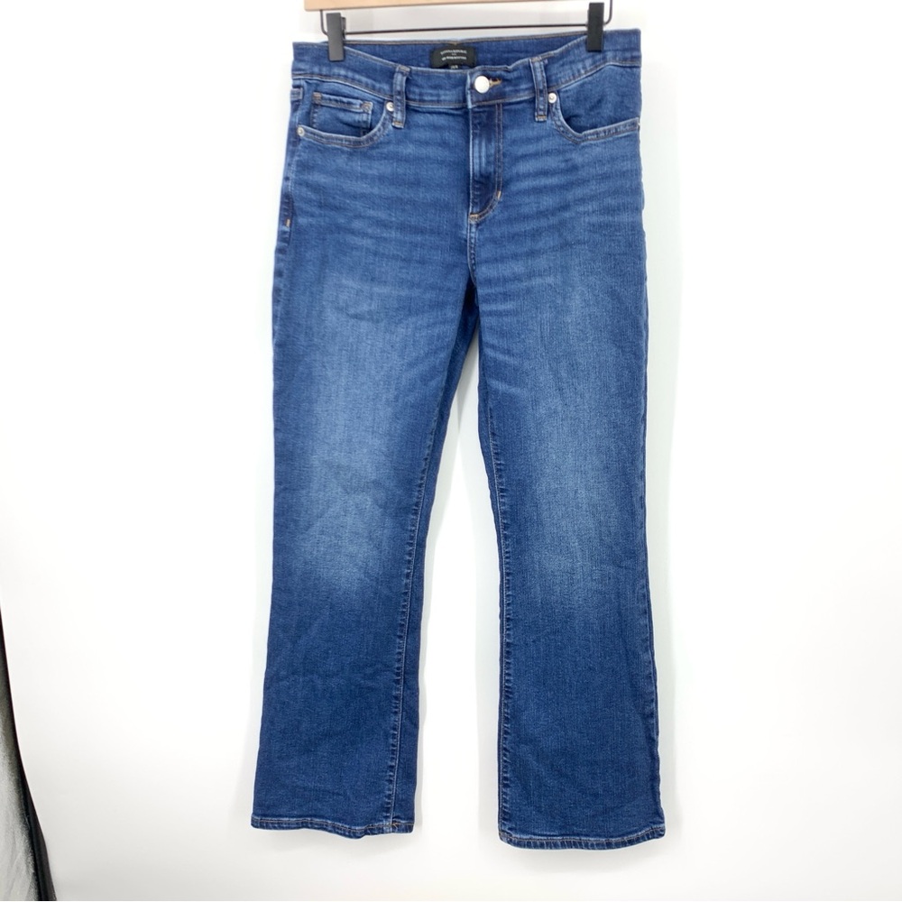 Banana Republic Women Size 29 8 Jeans Dark Wash Pants Mid Rise Bootcut Stretch
